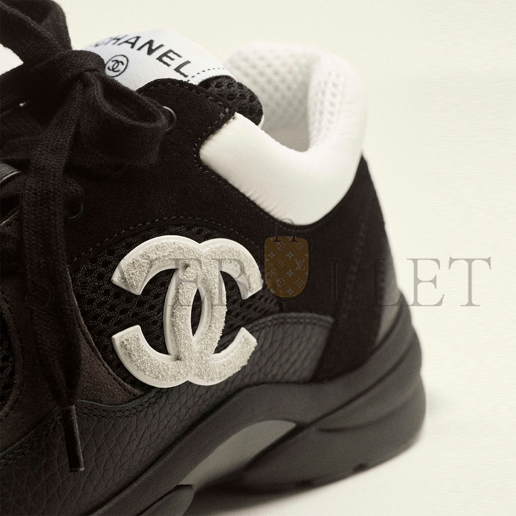CHANEL SNEAKERS SUEDE CALFSKIN & GRAINED CALFSKIN G38299